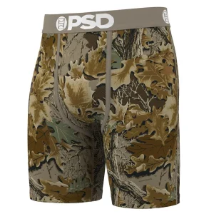 Psd Underwear Men's Realtree Classic Camo Boxer Briefs