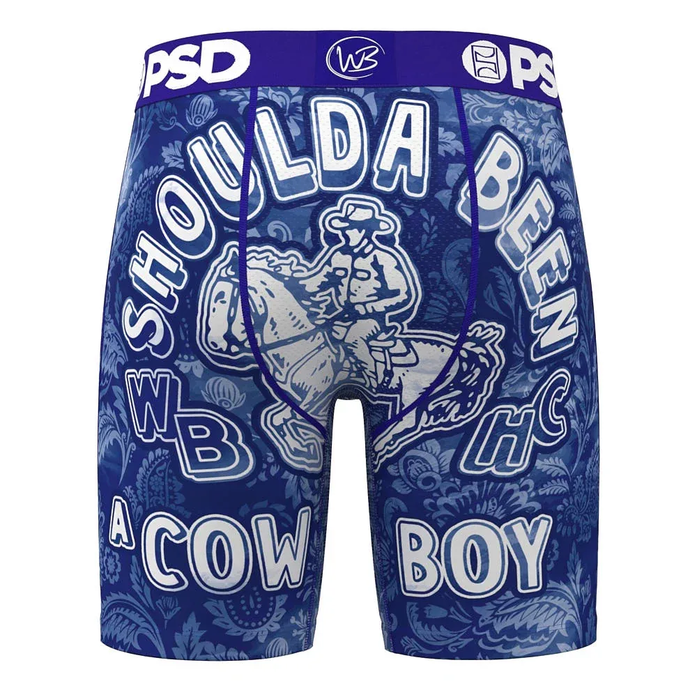 Psd Underwear Men's WB Shoulda Been A Cowboy Boxer Briefs - Image 2