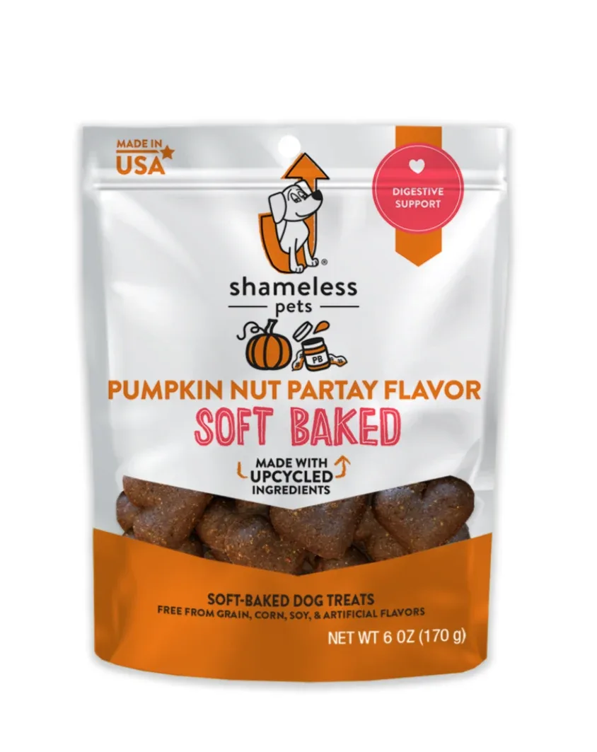 Pumpkin Nut Par-tay Soft Baked Upcycled Dog Treats <> - Image 2