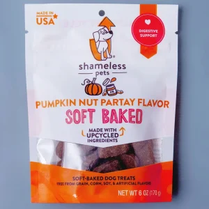 Pumpkin Nut Par-tay Soft Baked Upcycled Dog Treats <>