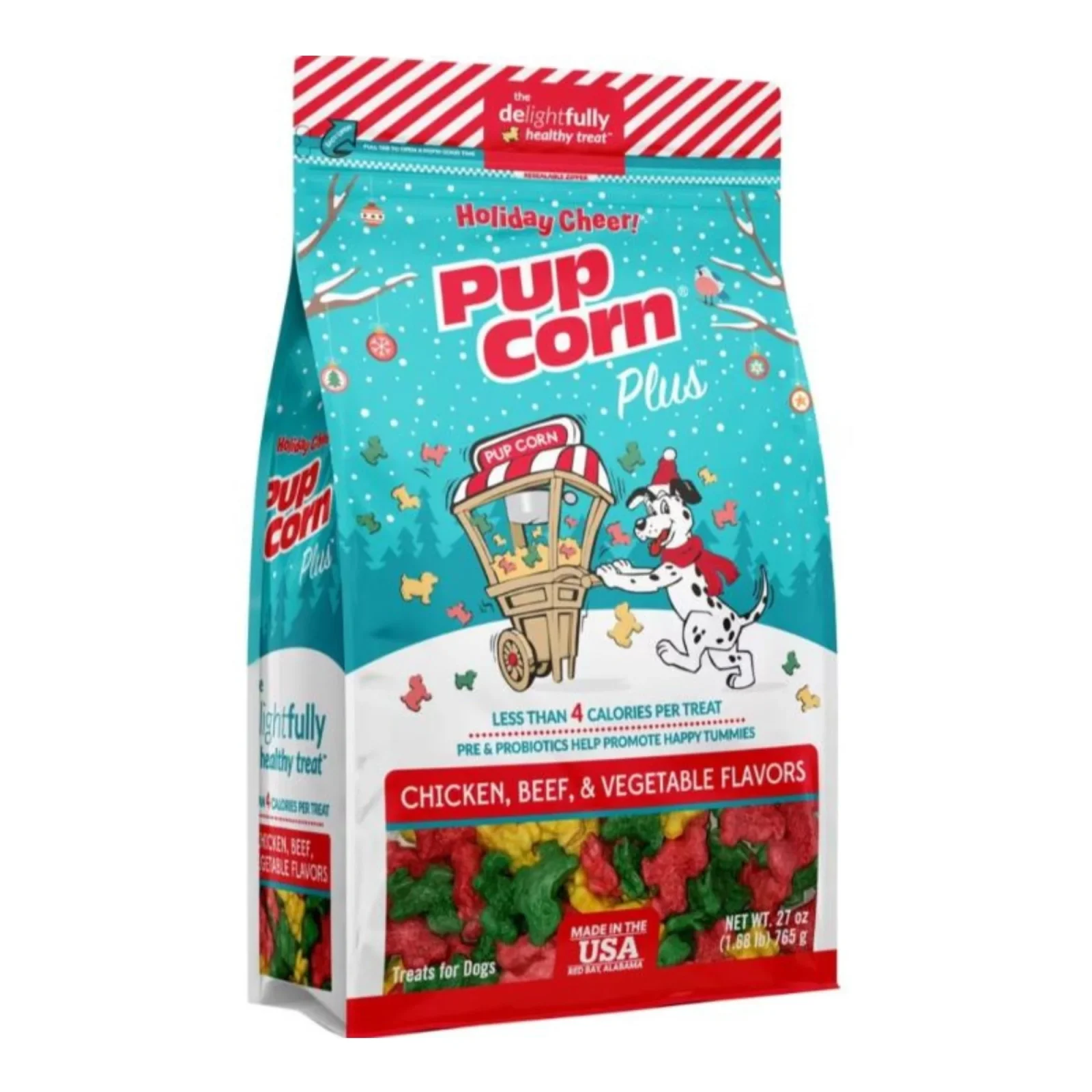 Pupcorn Plus Holiday Cheer Display Assorted 24.5oz.-6 Pc - Image 2