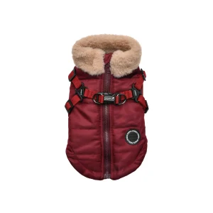 Puppia® Donavan Winter No-Pull Dog Harness Coat - Black, Grey, Khaki, Pink, Wine, S-XXL