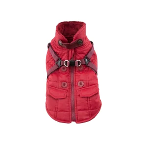 Puppia® Wilkes Winter No-Pull Dog Harness Coat - Beige, Navy, Pink, Wine, S-XXL