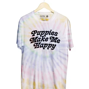 Puppies are Far Out Tie-Dye Unisex Tee (FINAL SALE)