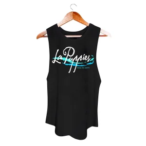 PUPPIES MAKE ME HAPPY | La Puppies Women's Sleeveless Tank