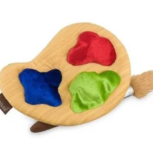 Puppy's Palette Squeaky Plush Dog Toy
