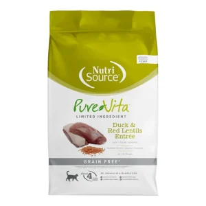 Pure Vita Cat Grain-Free Duck & Red Lentils, 12 lb