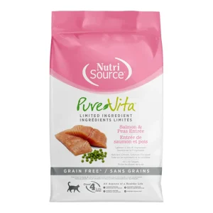 Pure Vita Cat Grain-Free Salmon & Peas, 1.5 lb