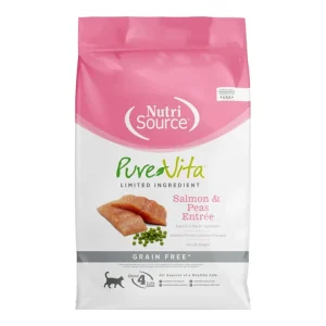 Pure Vita Cat Grain-Free Salmon & Peas, 12 lb