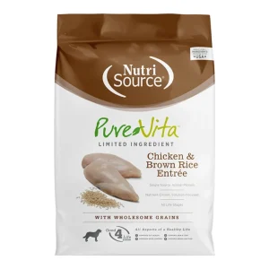 Pure Vita Dog Chicken & Brown Rice, 4 lb