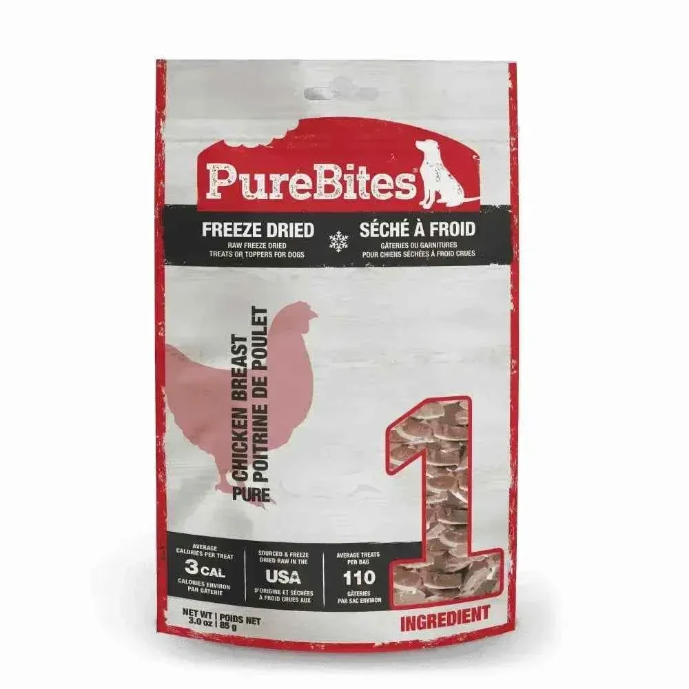PureBites Chicken Breast Freeze Dried Dog Treats