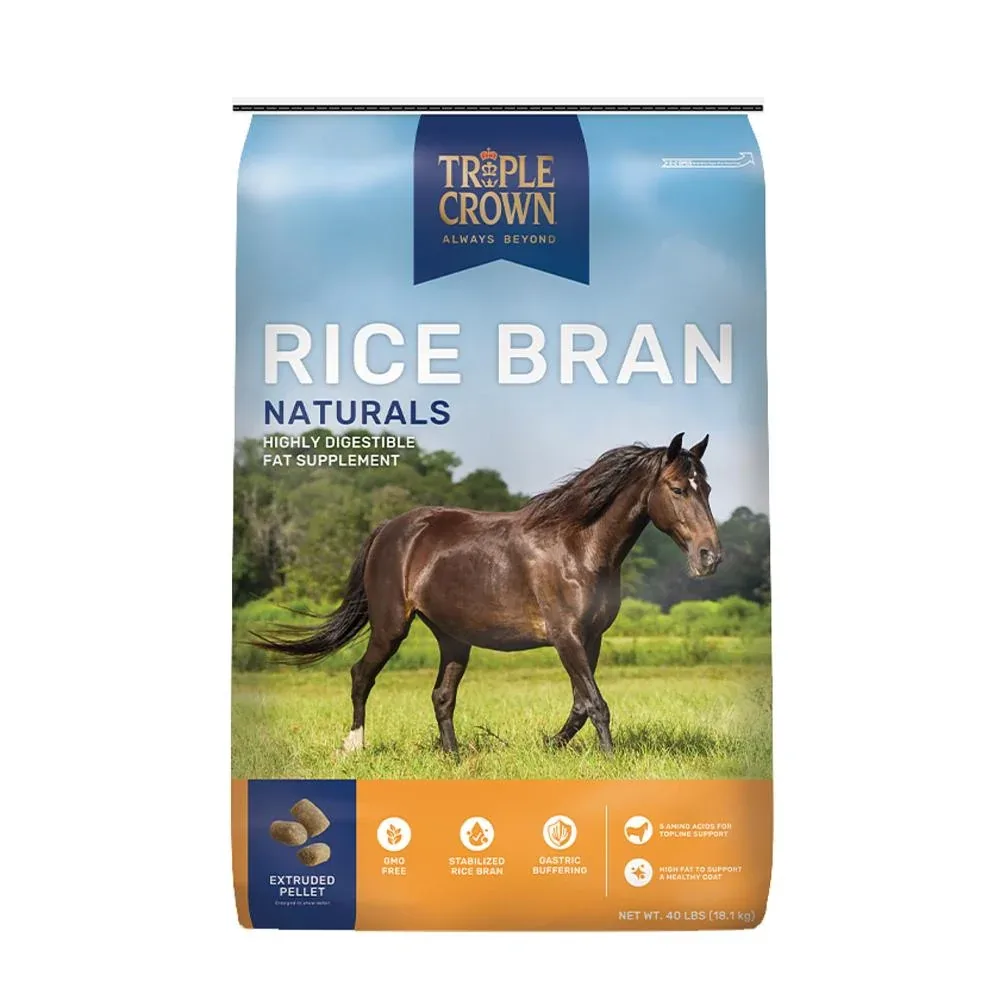 Purina Animal Nutrition Triple Crown Rice Bran Naturals