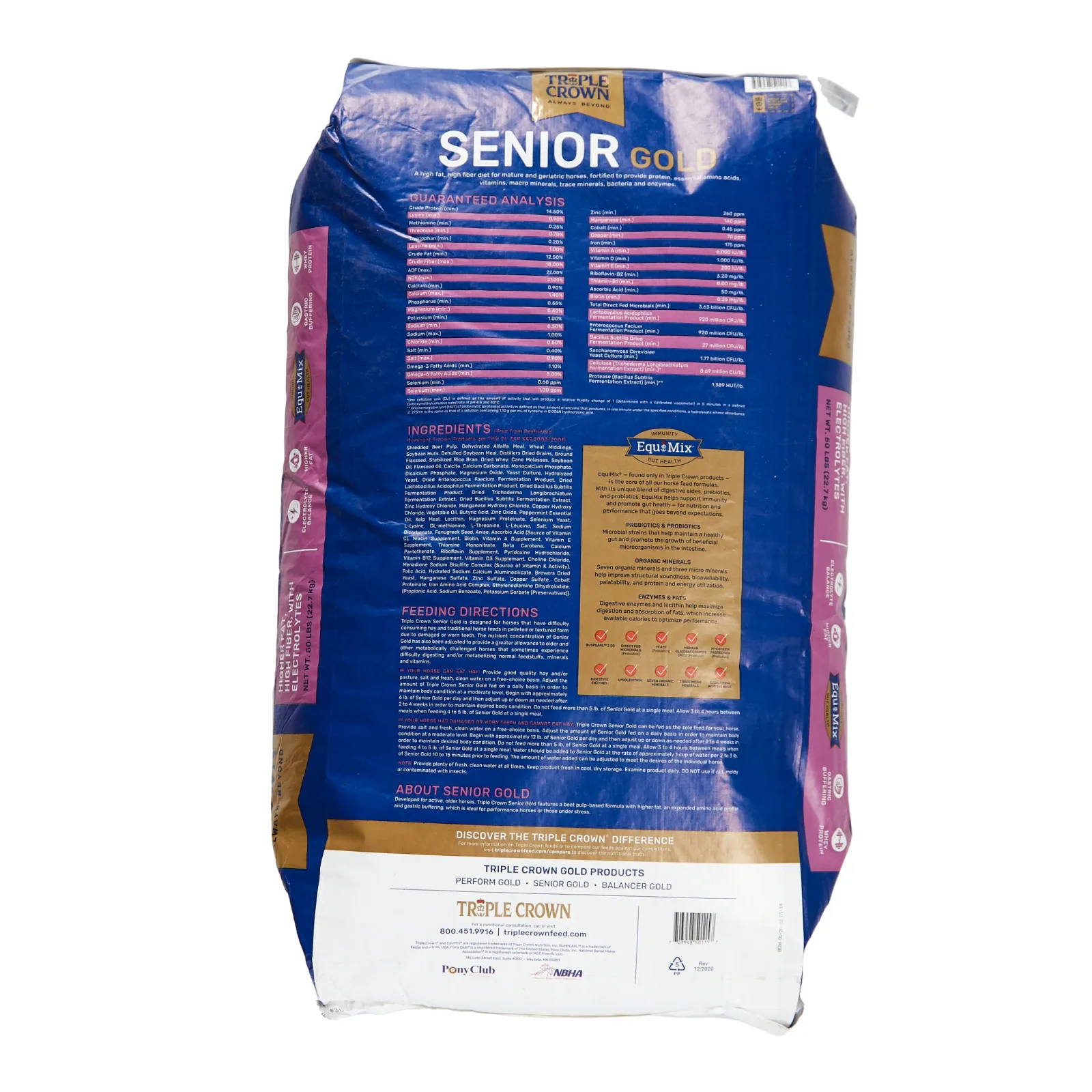 Purina Animal Nutrition Triple Crown Senior Gold Textured - Image 2