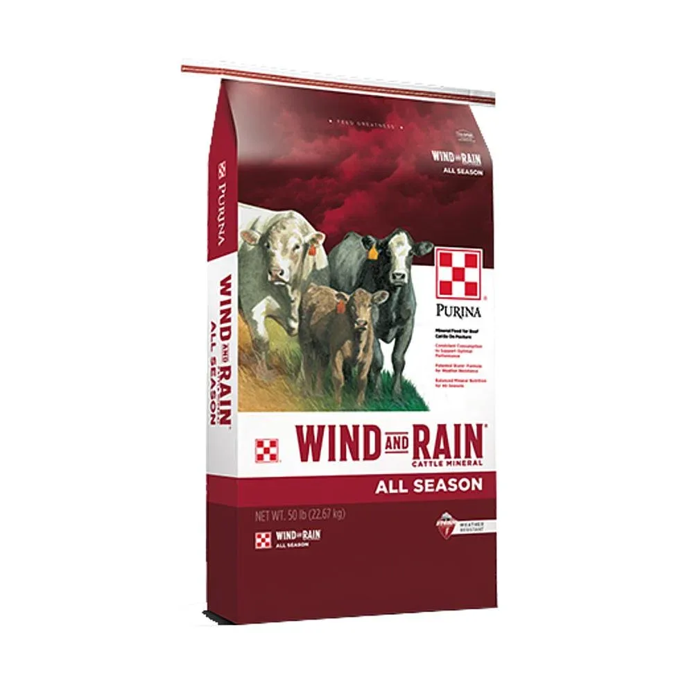 Purina Animal Nutrition Wind and Rain All Season 12 CP 50lb Meal