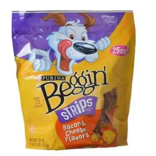 Purina Beggin' Strips Dog Treats - Bacon & Cheese Flavor
