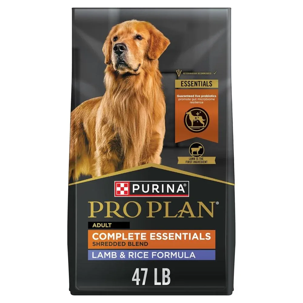 Purina Pro Plan Adult Essentials Shredded Lamb Rice Dog Food