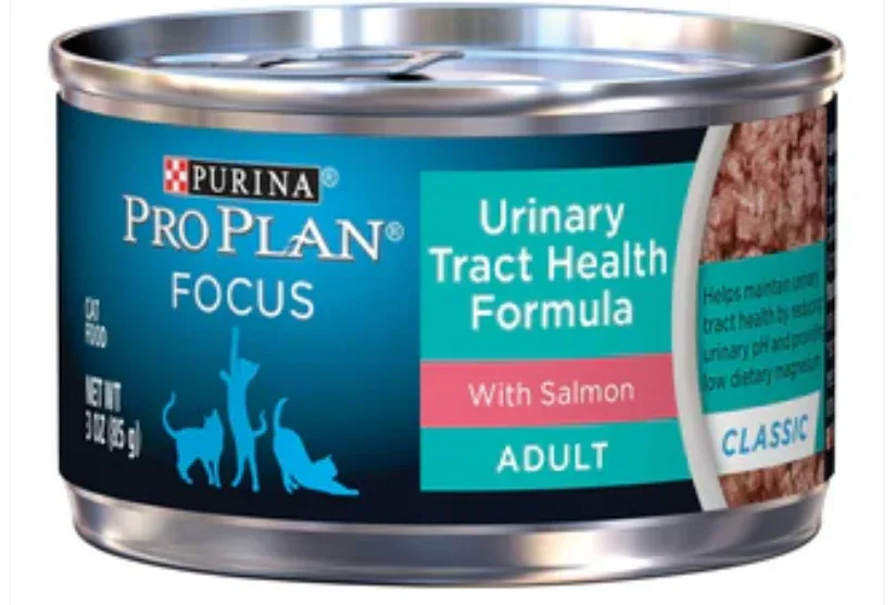 Purina Pro Plan Focus Urinary Tract Health Salmon Recipe Wet Cat Food-3oz-24Pack