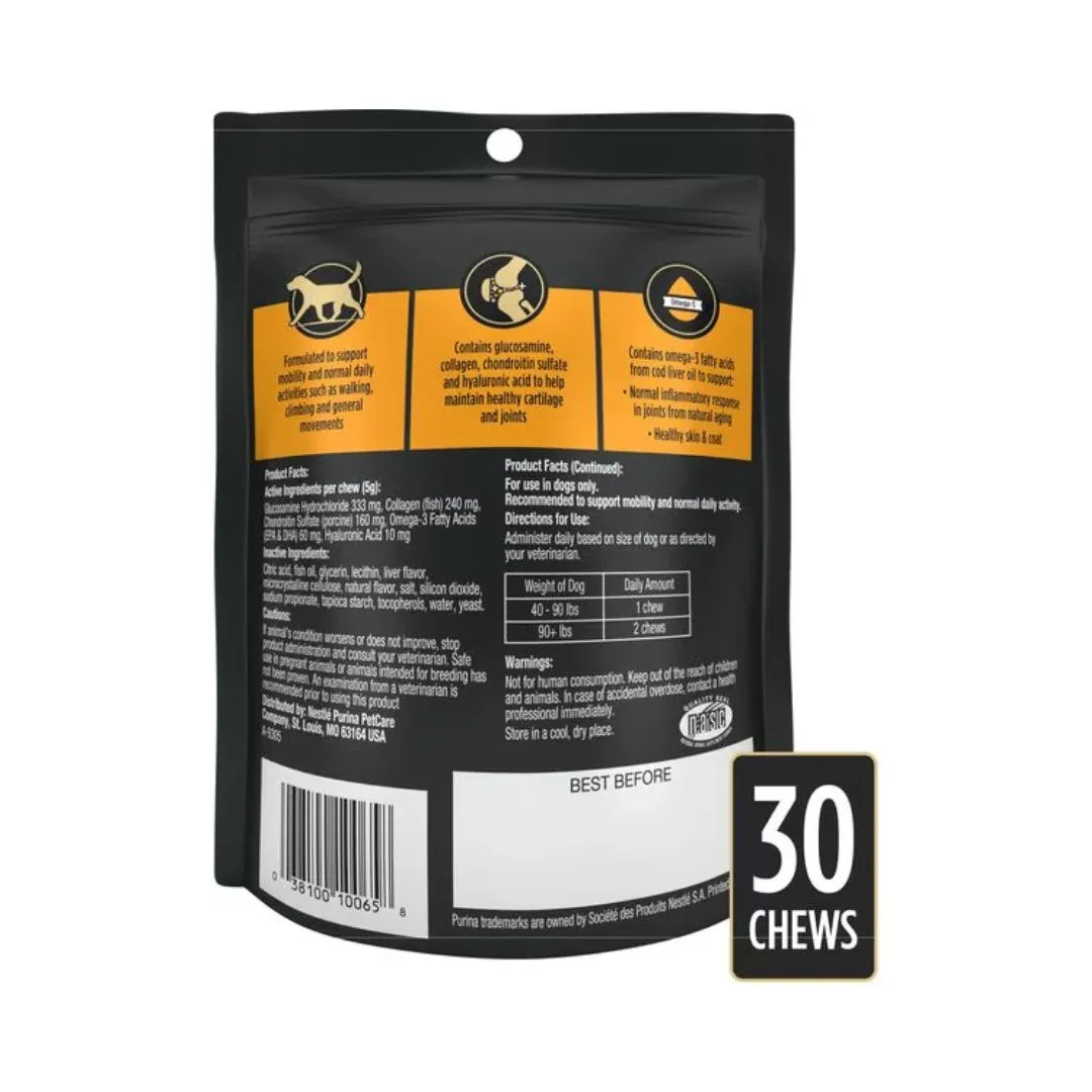 Purina Pro Plan Veterinary Diets Joint Supplement for Dogs, Hip & Joint Soft Chews for Large Dogs, 30 count - Image 2