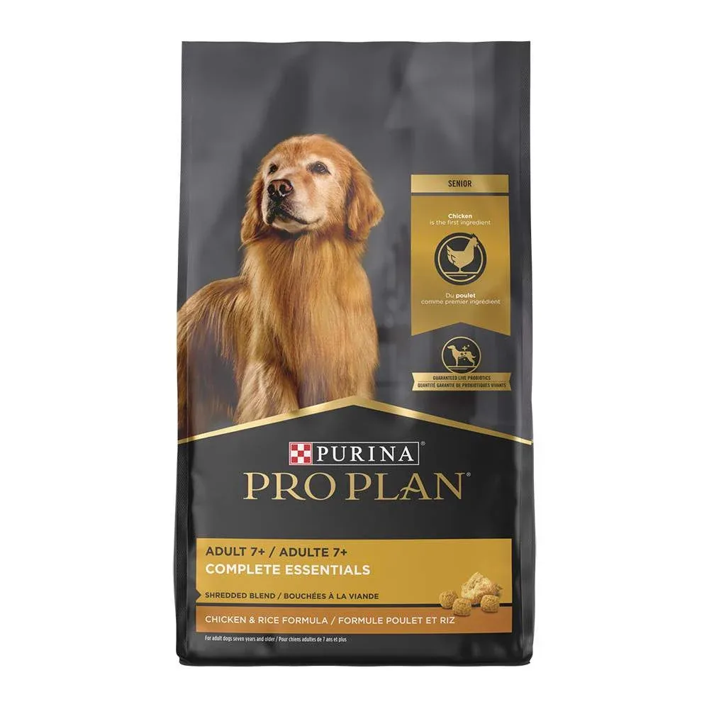 Purina Proplan Pro Plan Adult 7+ Complete Essentials Shredded Chicken and Rice