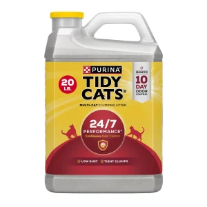 Purina® Tidy Cats® 24/7 Performance Clumping Multi-Cat Clay Cat Litter - Low Dust, 10 Day Odor