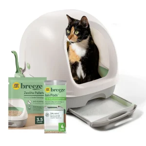 Purina® Tidy Cats™ Breeze Covered Litter Box System Starter Kit- Litter Box, Pads & Pellets