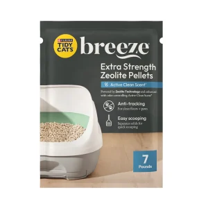 Purina® Tidy Cats™ Breeze Extra Strength Zeolite Litter Pellets, Active Clean Scented Refill Pack