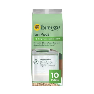 Purina® Tidy Cats™ Breeze Litter System Ion Pad Refills, Lemongrass Scent, 7 Day Neutralizer-10 Ct