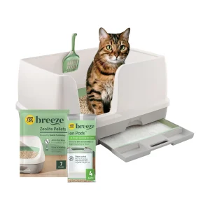 Purina® Tidy Cats™ Breeze XL Litter Box System Starter Kit- Includes Litter Box, Ion Pads & Pellets