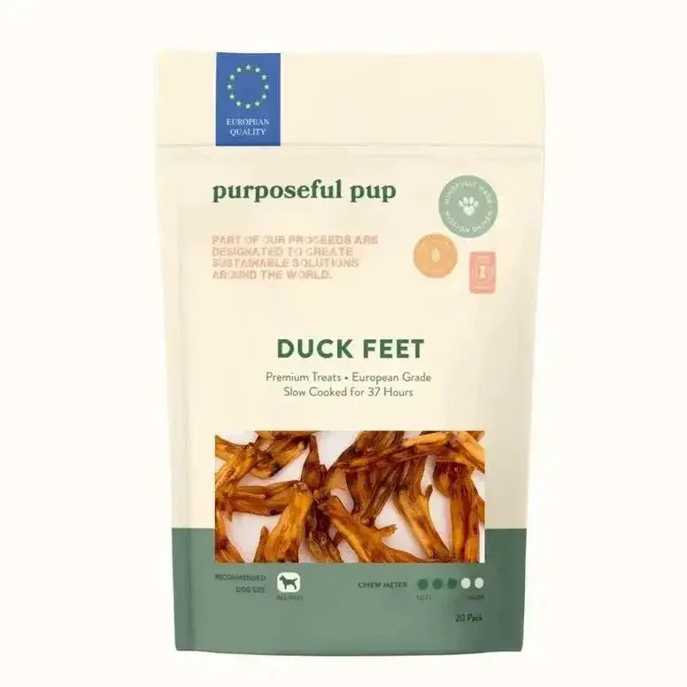 Purposeful Pup Treats Duck Feet Dog Treats