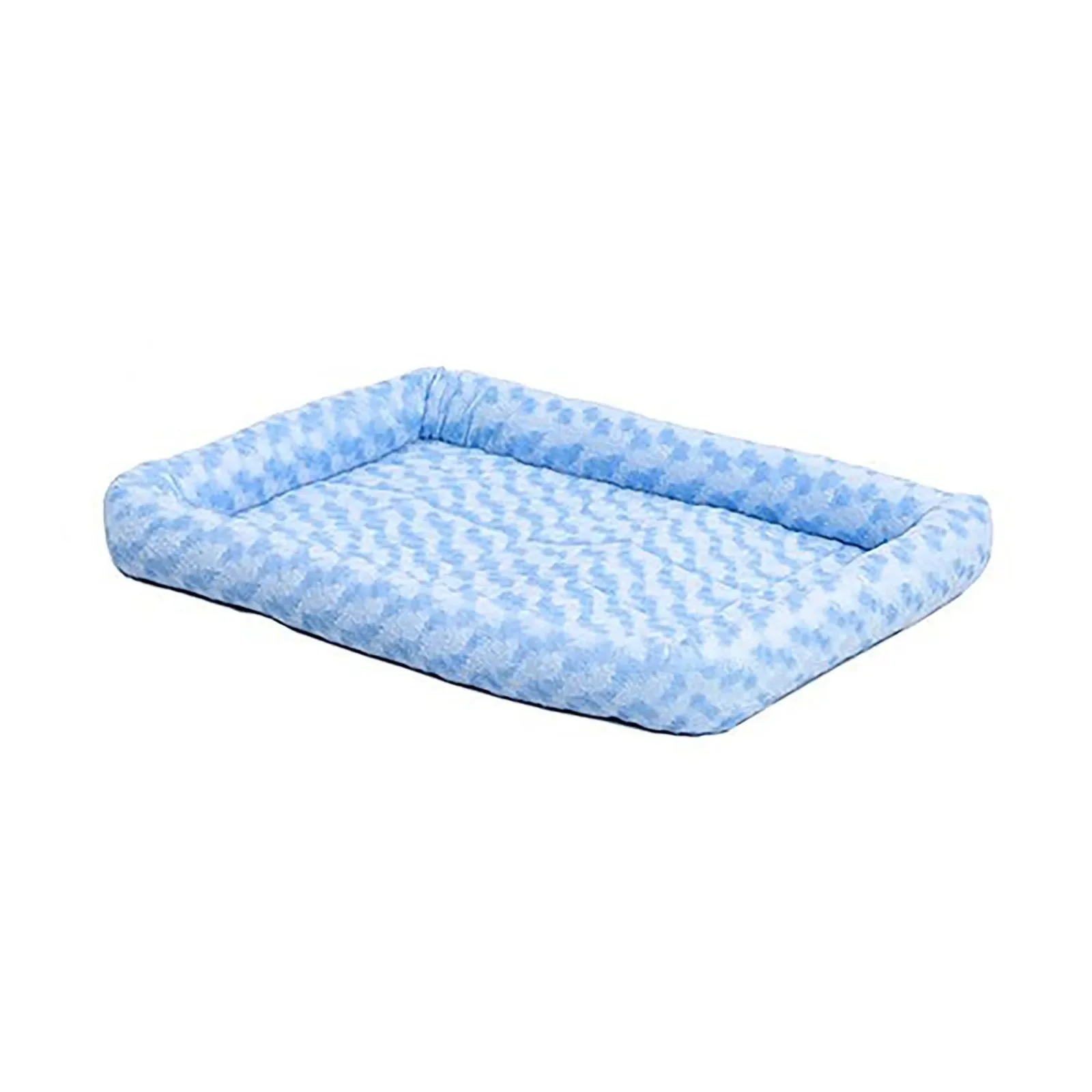 QuietTime Bolster Dog Bed Powder Blue 22X36in