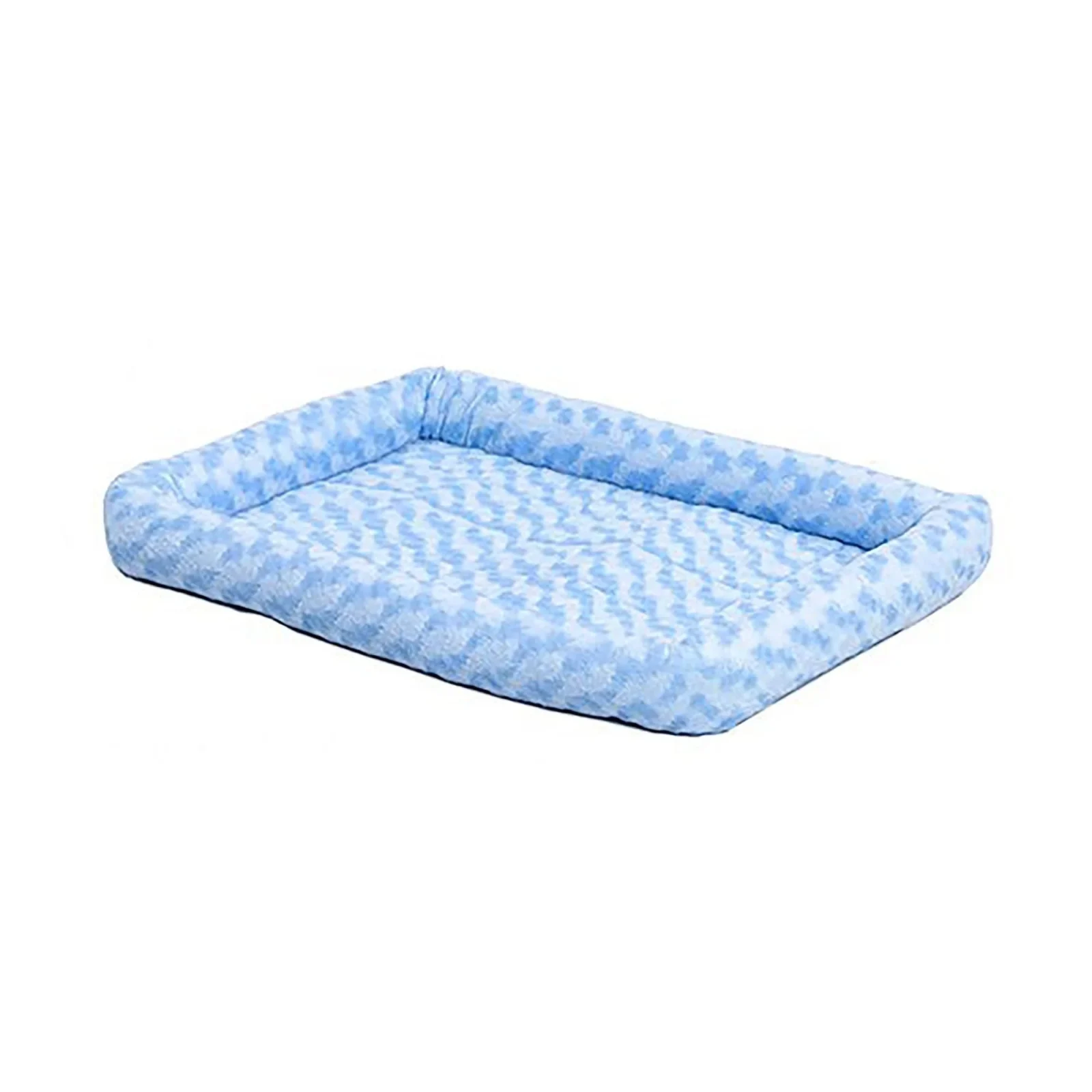 QuietTime Bolster Dog Bed Powder Blue 22X36in
