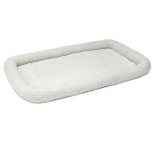 QuietTime Bolster Dog Bed White 22X36in