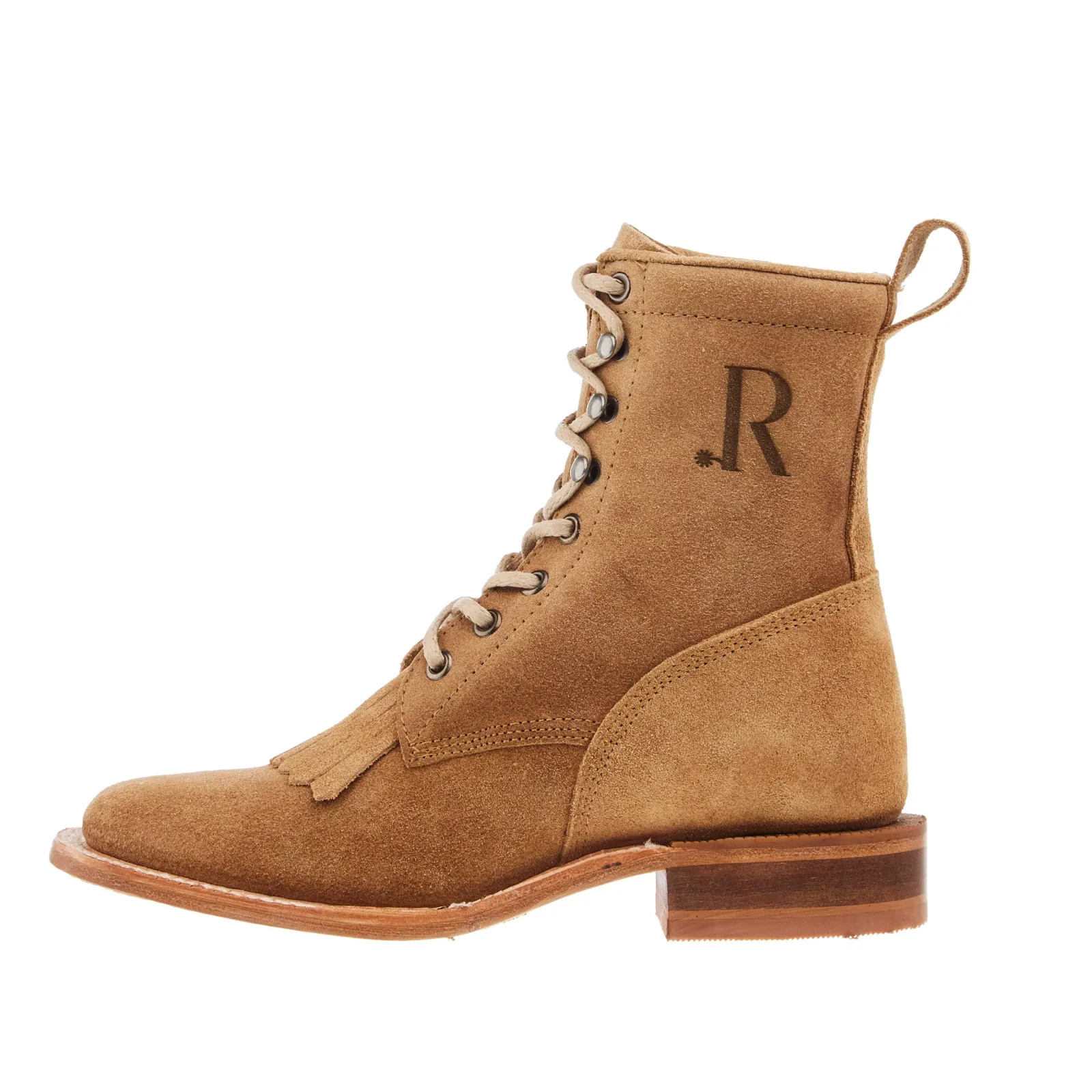 R Watson Boots Womens Sand Lacer Roughout Boot - Image 2