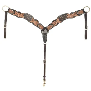 Rafter T Ranch Company Arrow Inlay Breast Collar