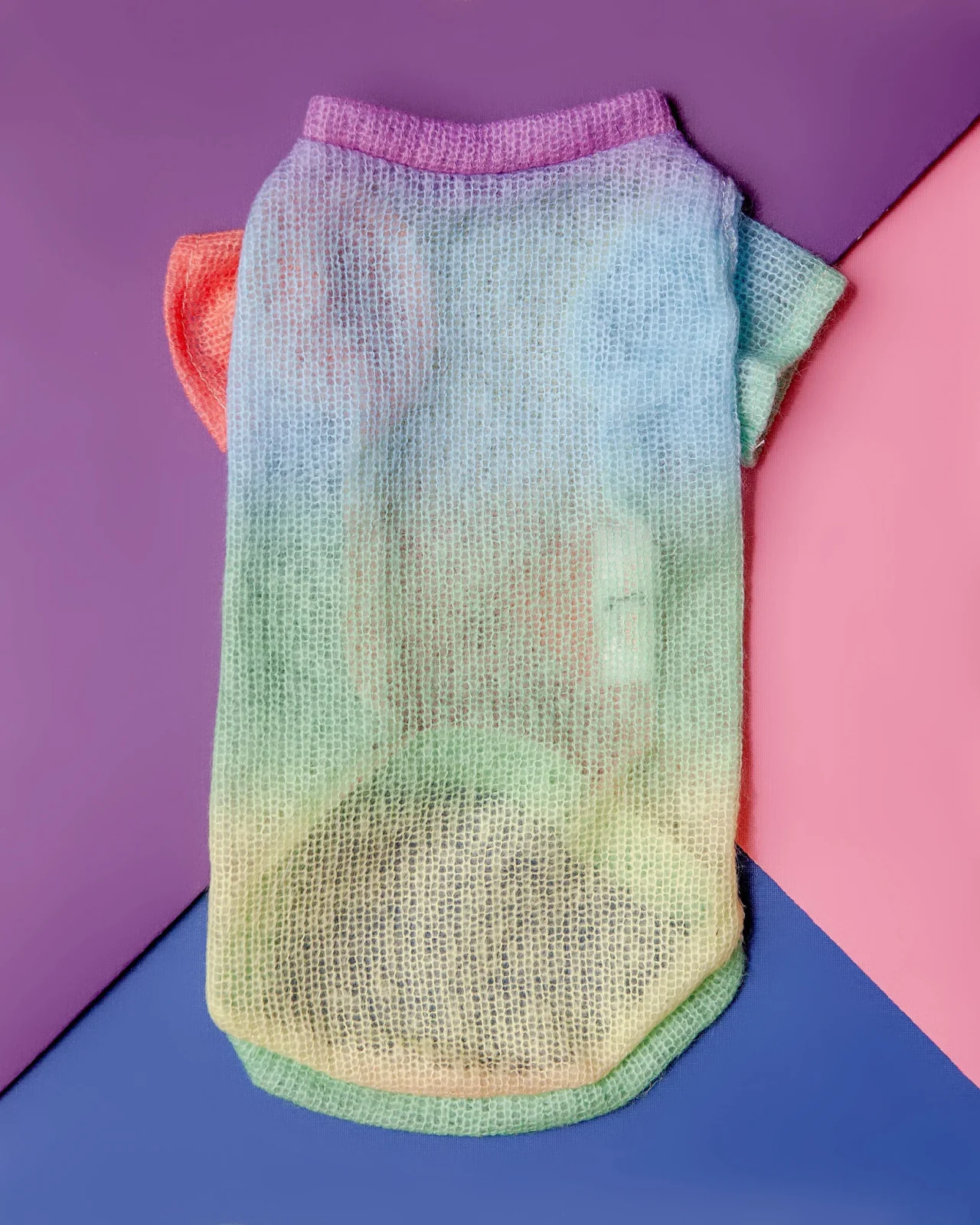 Rainbow Ombre Tiny Dog Sweater <> - Image 2