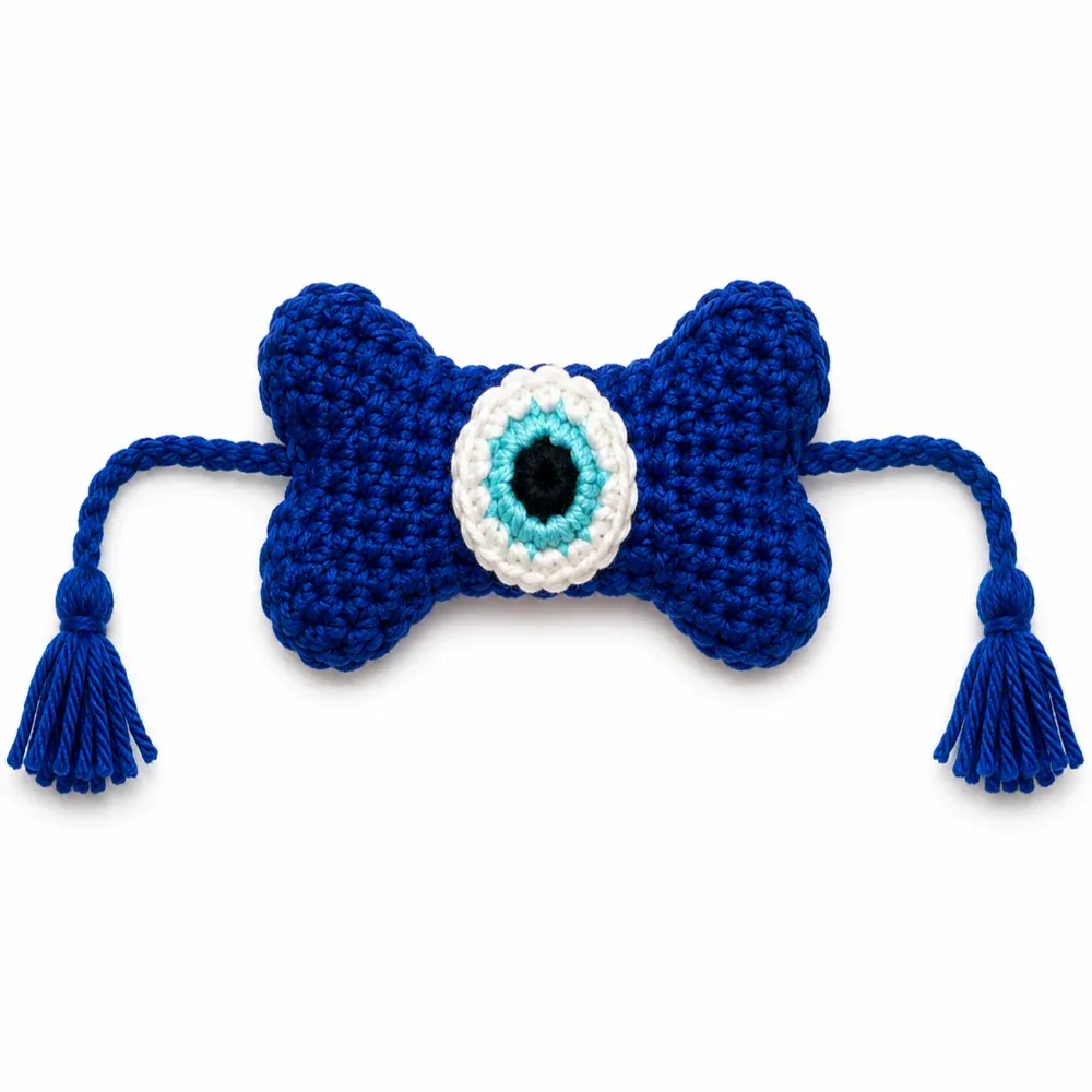 Raksha Bandhan Evil Eye Bone Rakhi for Dogs & Cats by 15 Furries