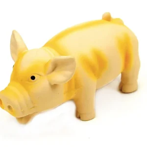 Rascals Latex Dog Toy Pig, 3.25 In