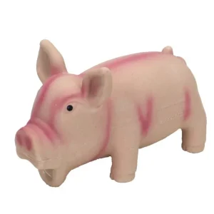 Rascals Latex Dog Toy Pig, 6.25 in
