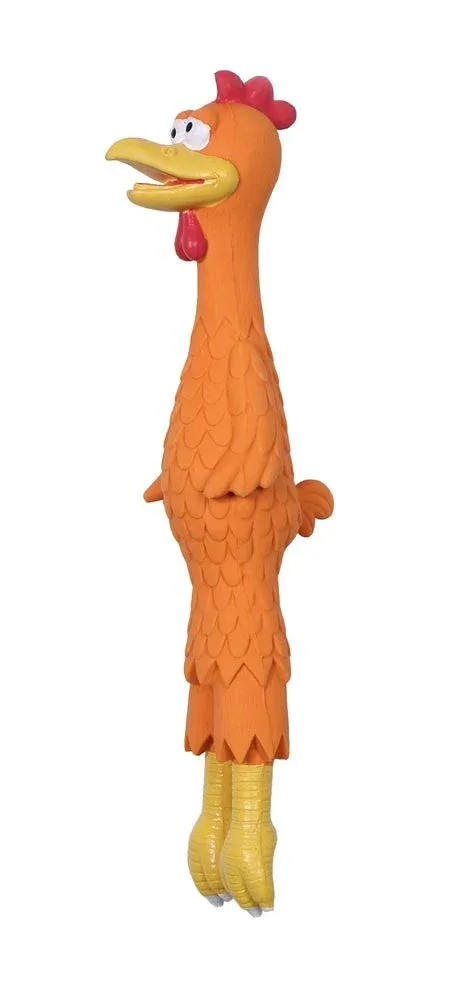 Rascals Latex Dog Toy Rooster, 15 in