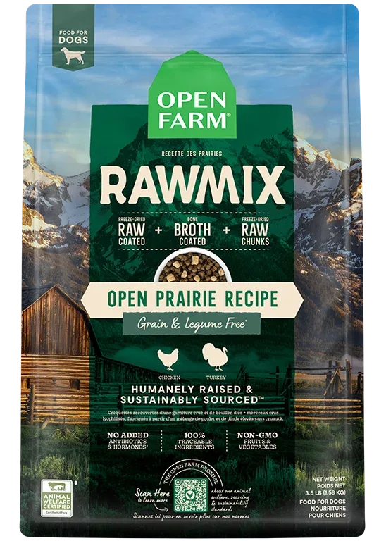 RawMix Open Prairie Grain-Free Dog Kibble