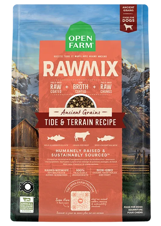 RawMix Tide & Terrain Ancient Grains Dog Kibble