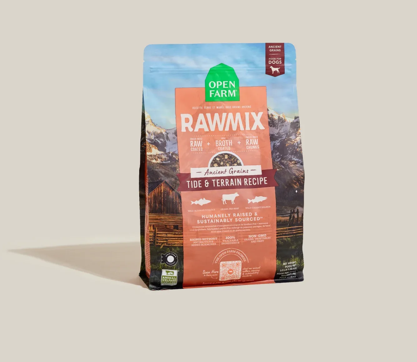RawMix Tide & Terrain Ancient Grains Dog Kibble - Image 2