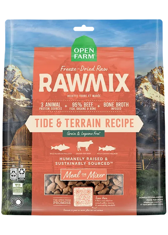 RawMix Tide & Terrain Freeze Dried Raw Morsels for Dogs