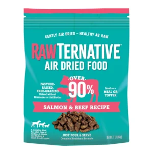 Rawternative Air Dried Dog Food Salmon and Beef 5oz