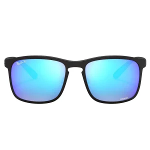 Ray-Ban Black & Blue Chromance Sunglasses