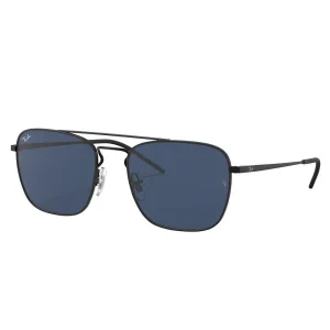 Ray-Ban Black & Blue Metal Man Sunglasses