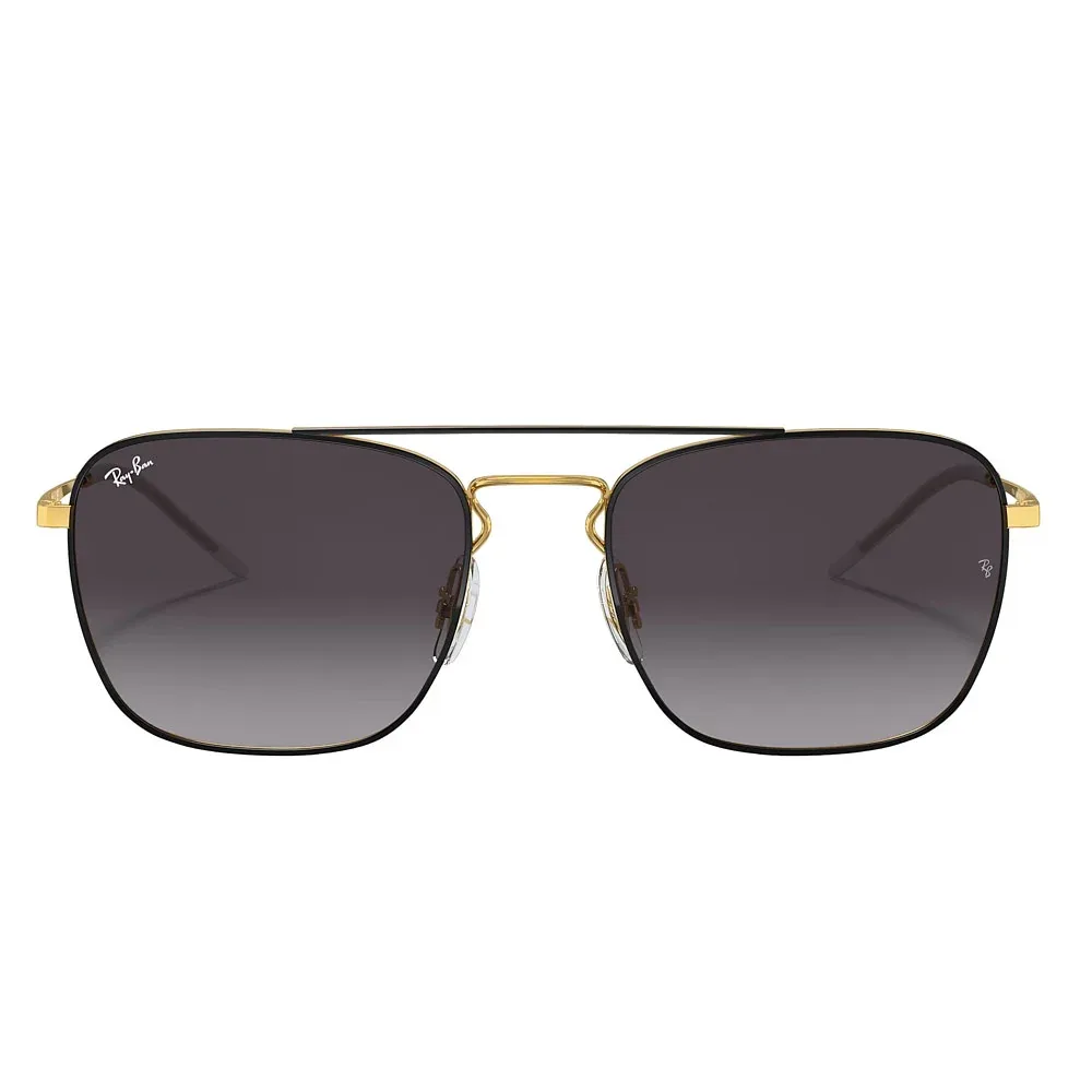 Ray-Ban Black & Gold Metal Man Sunglasses - Image 2