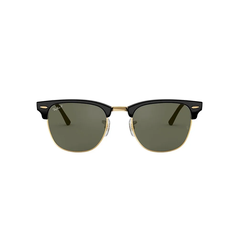 Ray-Ban Black & Green Clubmaster Classic Sunglasses - Image 2