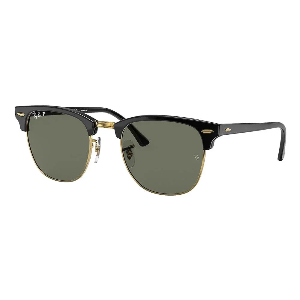Ray-Ban Black & Green Clubmaster Classic Sunglasses