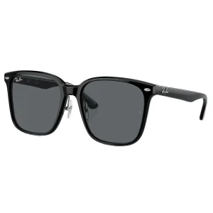 Ray-Ban Polished Black & Dark Grey Sunglasses